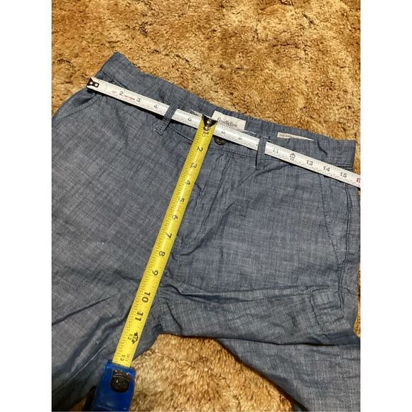 GOODFELLOWS Mens Chambray Shorts 30 - Picture 7 of 8